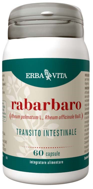 erba vita group rabarbaro 60 capsule erba vita ean 8056992941762