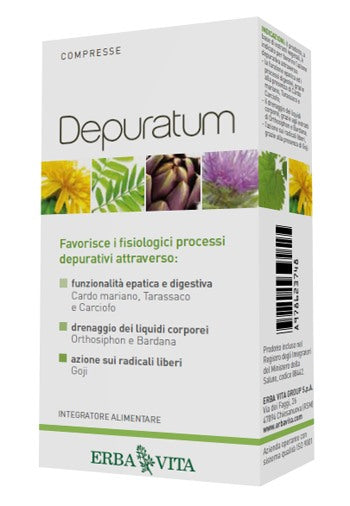 erba vita group spa depuratum compresse 30 compresse erba vita ean 0767787923341