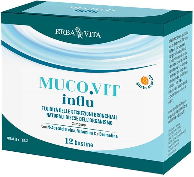 erba vita group spa mucovit influ 12 bustine erba vita ean 8056992940000