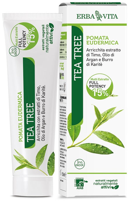 erba vita group spa pomata eudermica tea tree 50 ml erba vita ean 0767787926991