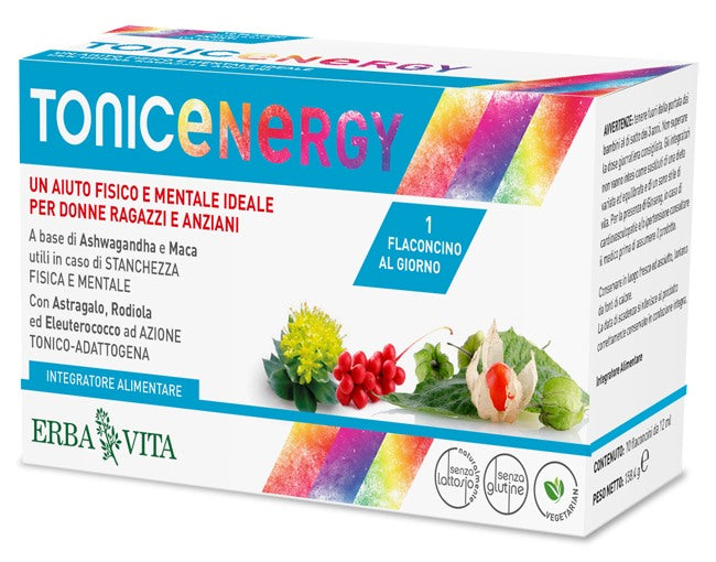erba vita group tonic energy 10 flaconcini da 12 ml erba vita ean 0767787923532