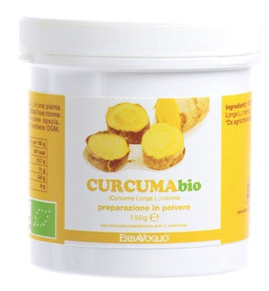 erbavoglio curcuma polvere bio 150 g erbavoglio ean 8021354004850