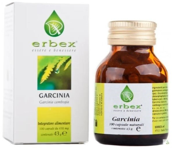 erbex garcinia 100 capsule 430mg erbex ean 8013710023155