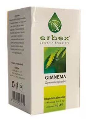 erbex gimnema 100 capsule 430mg erbex ean 8013710023179