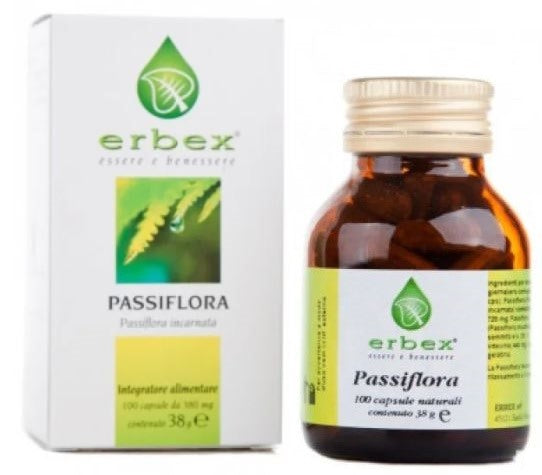 erbex passiflora 100 capsule 380mg erbex ean 8013710023285