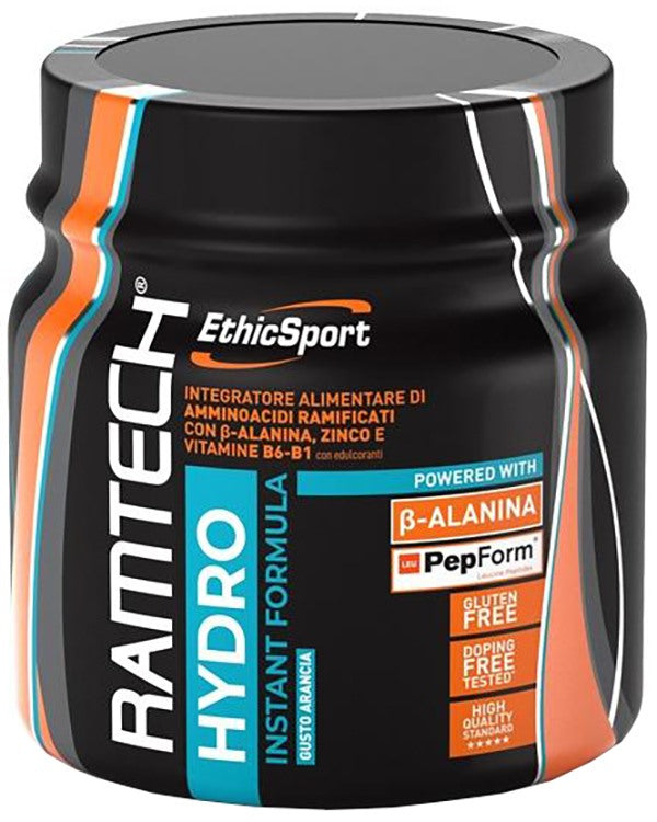 es italia srl brand ethicsport ramtech hydro 250 g polvere arancia ean 8051764431342