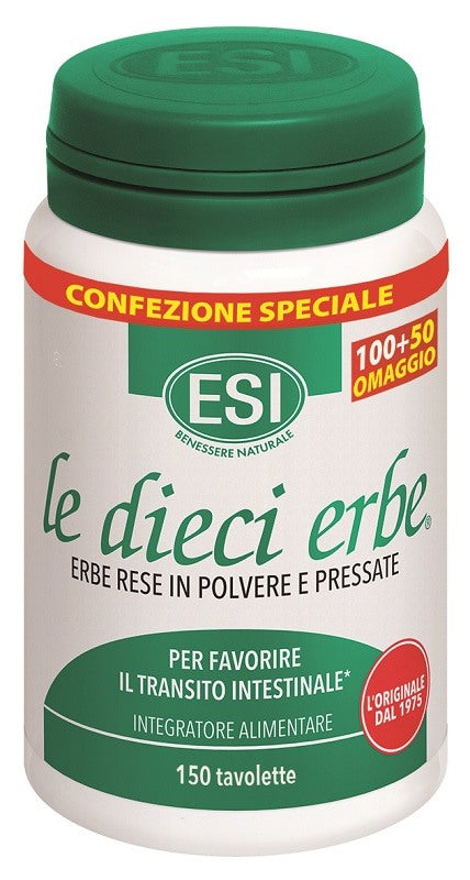 esi esi le dieci erbe 100 tavolette 50 tavolette omaggio esi ean 8008843135851