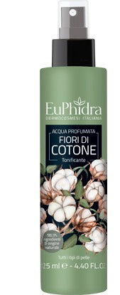 euphidra euphidra acqua profumata cotone in flacone con etichetta pompa spray euphidra ean 8056772633870