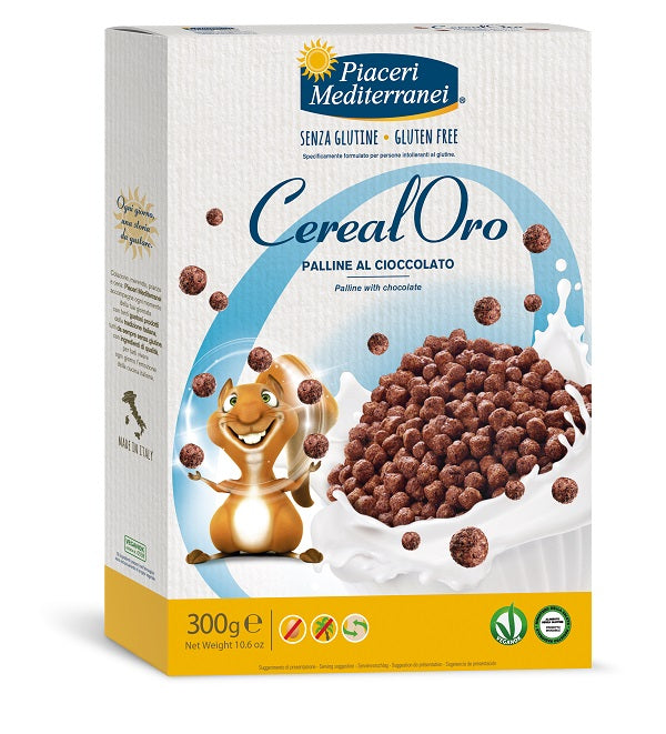 eurospital piaceri mediterranei cerealoro palline cioccolato 300 g piaceri meditteranei ean 8028169205694