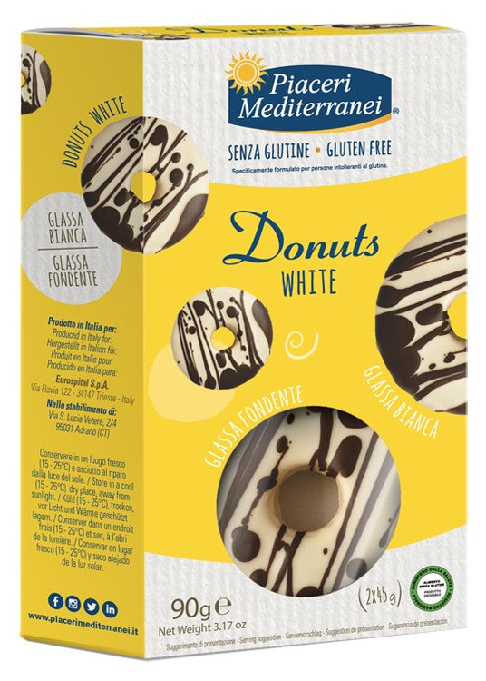 eurospital piaceri mediterranei donuts white 90 g piaceri meditteranei ean 8028169206189
