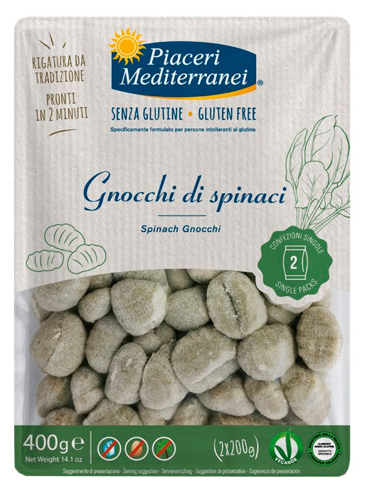 eurospital piaceri mediterranei gnocchi di spinaci 400 g piaceri meditteranei ean 8028169205748