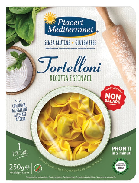 eurospital piaceri mediterranei tortelloni ricotta spinaci 250 g piaceri meditteranei ean 8028169207308