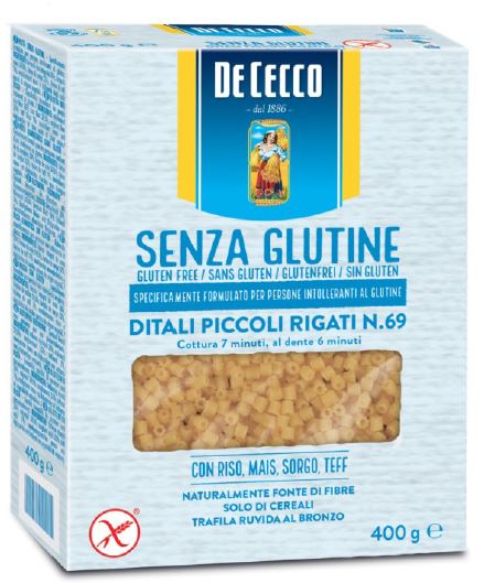 f lli de cecco de cecco ditali piccoli rigati n69 400 g f lli de cecco ean 8001250014160