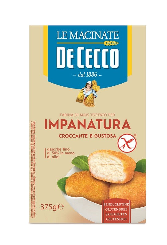 f lli de cecco farina di mais tostata impanatura 375 g ean 8001250009609