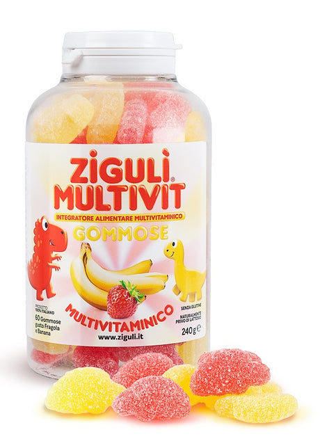 falqui prodotti farmac ziguli multivit fragola e banana 60 gommose ziguli ean 8002682751364