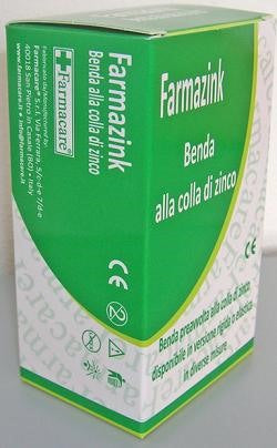 farmacare benda medicata elastica farmazink con ossido di zinco cm10x5m 1 pezzi farmacare
