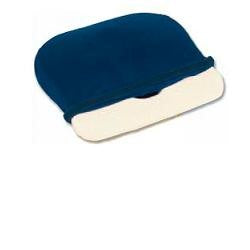 farmacare cuscino in poliuretano espanso con foro e fodera farmacare