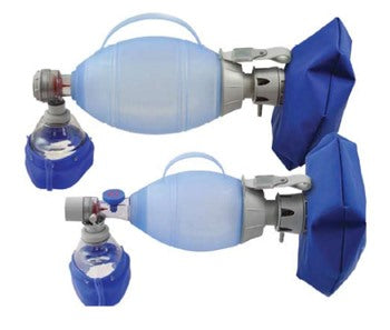 farmacare pallone per rianimazione ambu pluriuso completo di maschera e reservoir per bambini farmacare