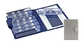 farmacare portapillole settimanale medidos silver aperturachiusa in velcro 105x155x25 cm farmacare