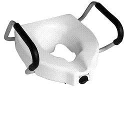 farmacare rialzo wc con braccioli senza coperchio altezza 125 cm farmacare