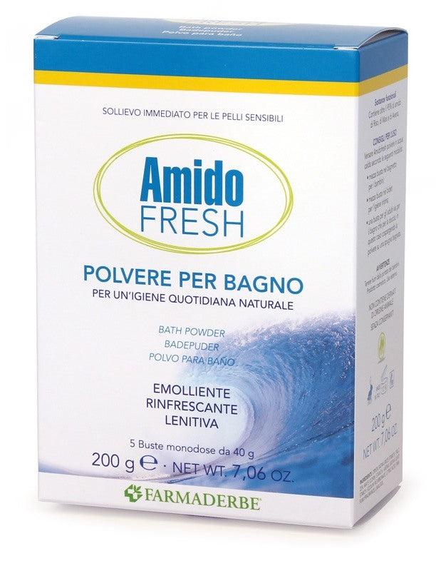 farmaderbe amido fresh polvere bagno 5 bustine farmaderbe ean 8058456780702