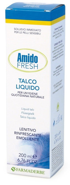 farmaderbe amido fresh talco liquido 200 ml farmaderbe ean 8058456780818