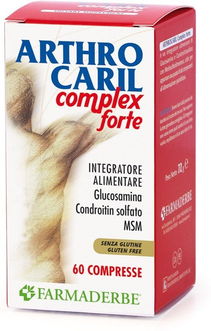 farmaderbe arthrocaril complex forte 60 compresse farmaderbe ean 8058456780870
