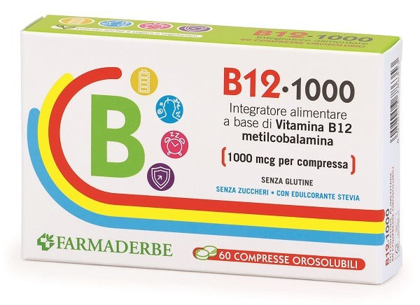 farmaderbe b12 1000 60 compresse orosolubili da 02 g farmaderbe ean 8058456786353