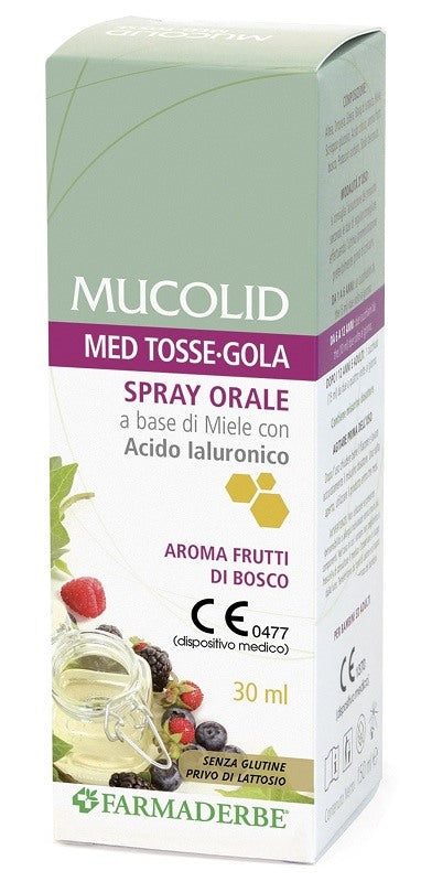 farmaderbe mucolid med tosse gola spray orale 30 ml aroma frutti di bosco farmaderbe ean 8058456784472