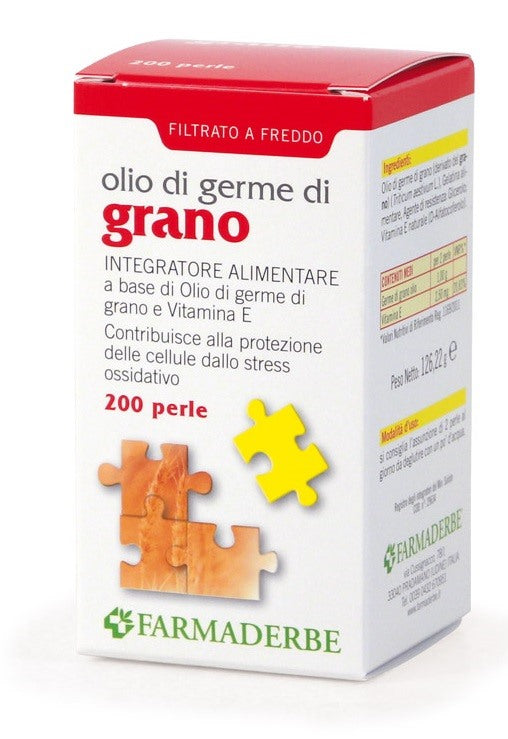 farmaderbe olio di germe di grano 200 perle farmaderbe