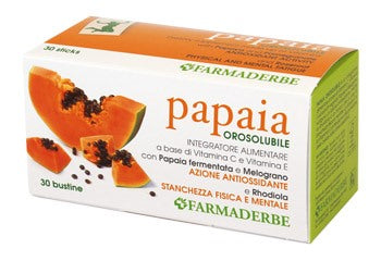farmaderbe papaia orosorubile 30 bustine farmaderbe