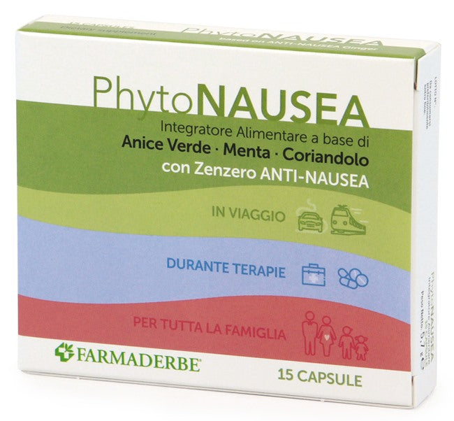 farmaderbe phyto nausea 15 capsule farmaderbe ean 8058456781914