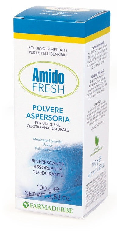 farmaderbe srl amido fresh polvere aspersoria 100 g farmaderbe ean 8058456781273