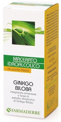 farmaderbe srl ginkgo biloba macerato idroalcolico 50 ml
