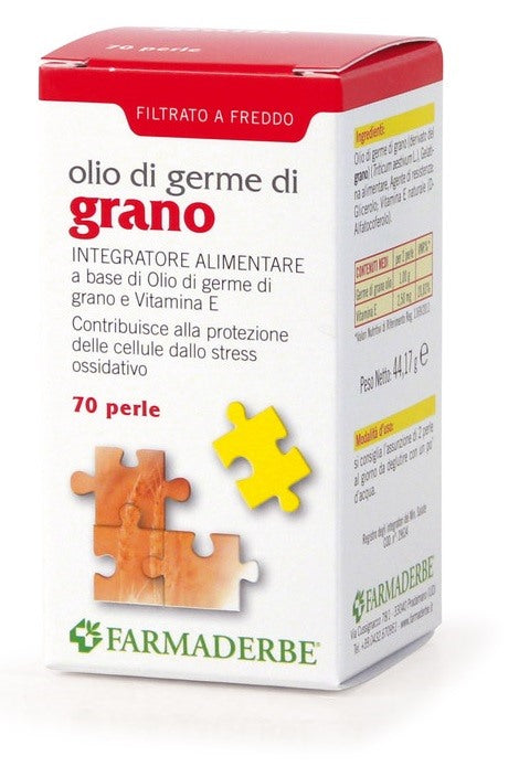 farmaderbe srl olio di germe di grano 70 perle farmaderbe