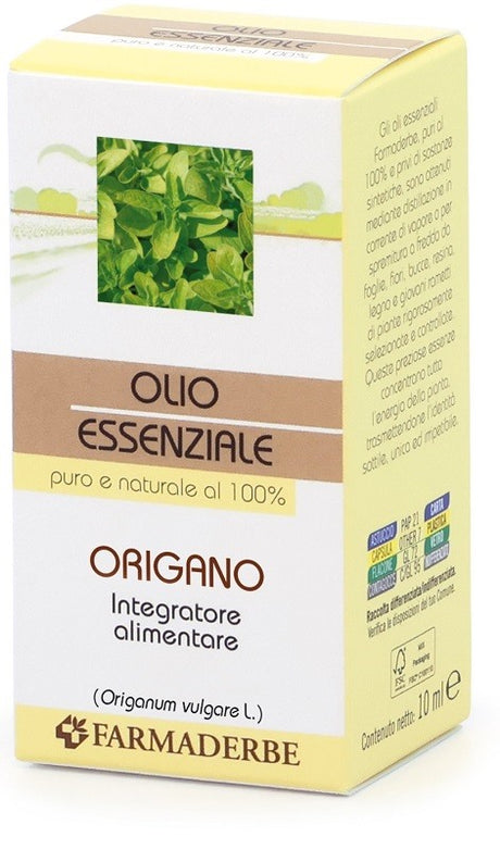 farmaderbe srl olio essenziale origano 10 ml farmaderbe