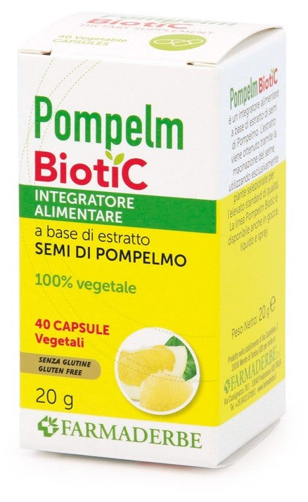 farmaderbe srl pompelmbiotic 40 capsule farmaderbe ean 8058456781105