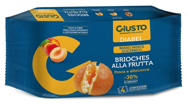 farmafood giusto diabel brioche frutta 4 pezzi da 45 g giusto ean 8058481481469