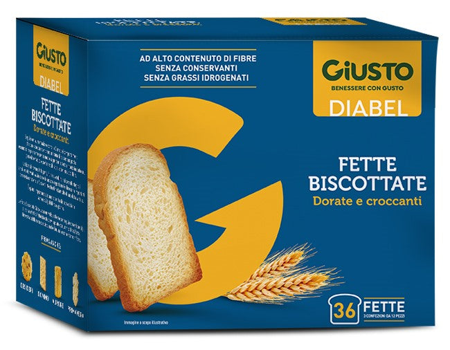 farmafood giusto diabel fette biscottate 300 g giusto ean 8058481481391