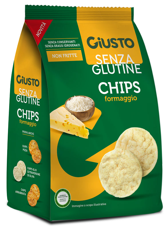 farmafood giusto senza glutine chips formaggio 40 g giusto ean 8058481480295