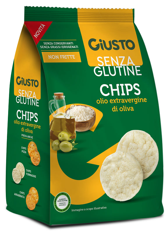 farmafood giusto senza glutine chips olio extravergine di oliva 40 g giusto ean 8058481480318