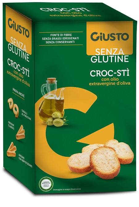 farmafood giusto senza glutine croc sti con olio extravergine doliva 100 g giusto ean 8058481480370