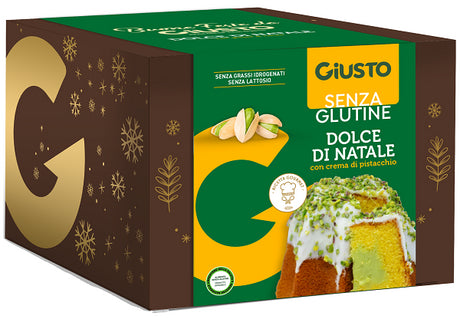 farmafood giusto senza glutine dolce di natale pandoro pistacchio 500 g giusto ean 8058481482176