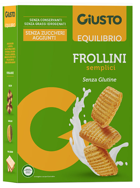 farmafood giusto senza glutine frollini semplici 250 g giusto ean 8058481481131