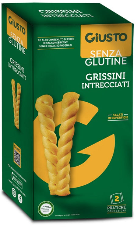 farmafood giusto senza glutine intrecciati grissini 150 g giusto ean 8058481482725