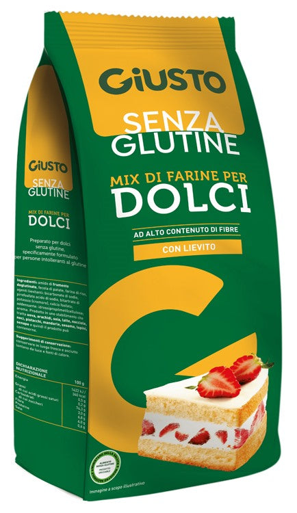farmafood giusto senza glutine mix dolci 500 g giusto ean 8058481480738