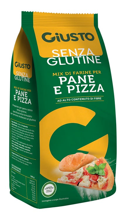 farmafood giusto senza glutine mix pane e pizza 500 g giusto ean 8058481480707