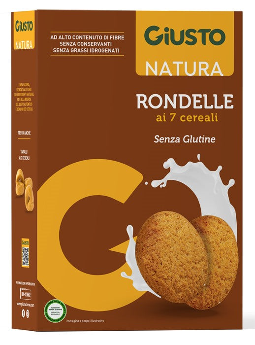 farmafood giusto senza glutine rondelle ai 7 cereali 250 g giusto ean 8058481481223