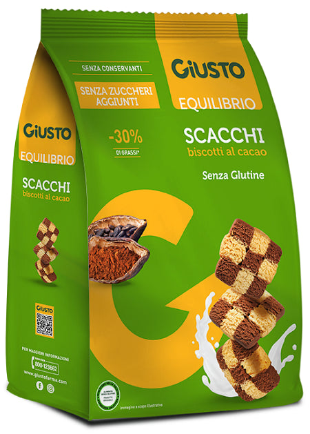 farmafood giusto senza glutine scacchi equilibrio 250 g giusto ean 8058481481148