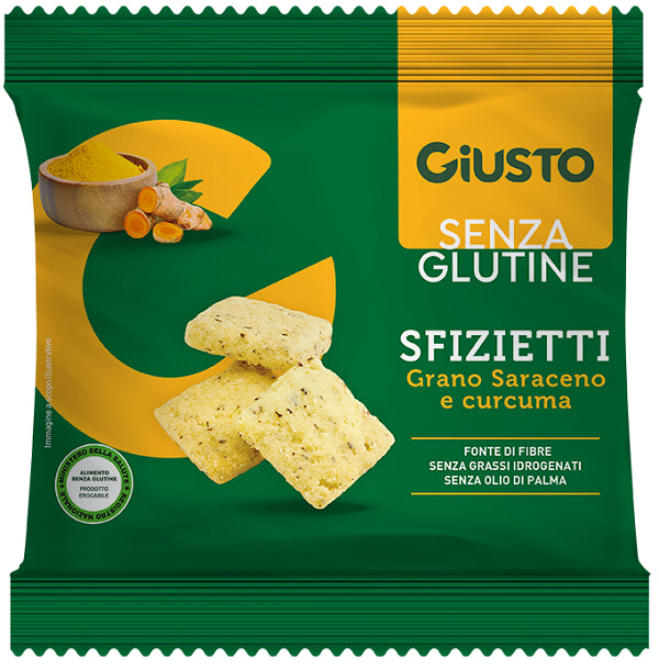 farmafood giusto senza glutine sfizietti grano saraceno 40 g giusto ean 8058481480523
